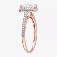 Womens 1/4 CT. T.W. Lab Created White Moissanite 14K Gold Engagement Ring