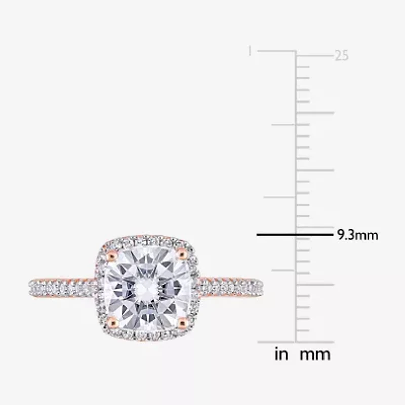 Womens 1/4 CT. T.W. Lab Created White Moissanite 14K Gold Engagement Ring
