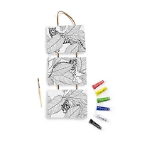 Art 101 Gallery Hanging Canvas Wall Art Set Including Two Designs With Acrylic Paint