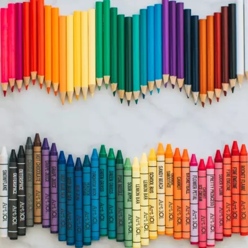 Art 101 Creativity Art Set with 173 Pieces in a Wood Carrying Case