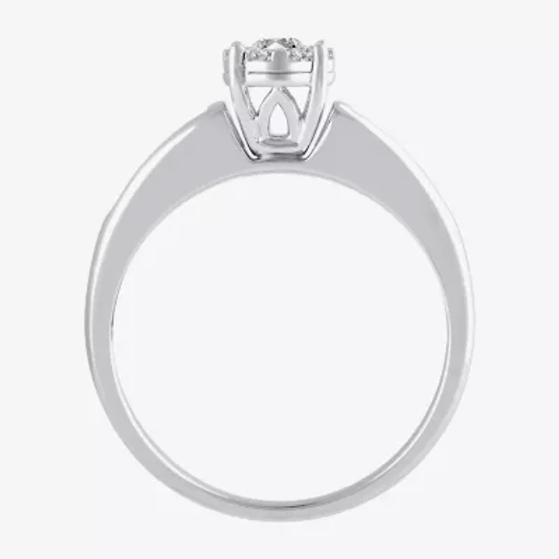 Round 1 CT.T.W. Natural Diamond Side Stone Bridal Set 10K or 14K Gold