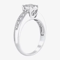 Round 1 CT.T.W. Natural Diamond Side Stone Bridal Set 10K or 14K Gold