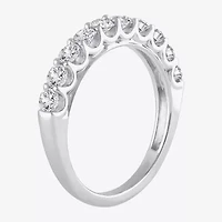 Womens 2 CT. T.W. Natural White Diamond 14K Gold Round Halo Bridal Set