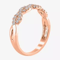 Signature By Modern Bride 1 CT.T.W. Natural Diamond Pear Shape Side Stone Halo Bridal Set 10K or 14K Gold