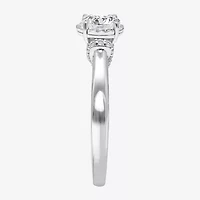 (I / I1) Womens 1 CT. T.W. Lab Grown White Diamond 10K or 14K Gold Oval Solitaire Engagement Ring