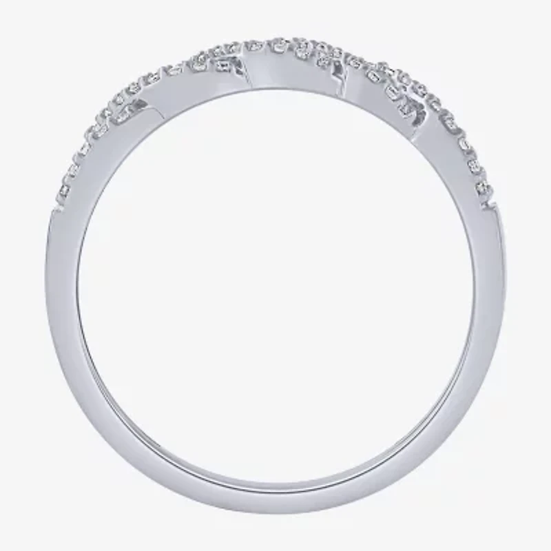 1/4 CT.T.W. Natural Diamond 10K Gold Anniversary Wedding Band