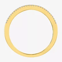 Womens 1/2 CT. T.W. Natural White Diamond 14K Gold Anniversary Wedding Band