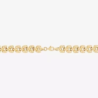 Womens 14K Gold Inch Link Necklace