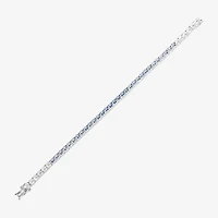 Womens Sterling Silver 7.25 Inch Tennis Bracelet