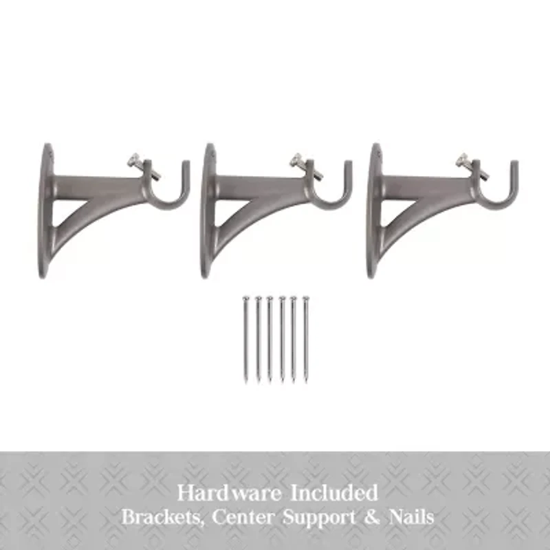 Kenney Collection™ Fast Fit™ Easy Install Mission 5/8 IN Adjustable Curtain Rod