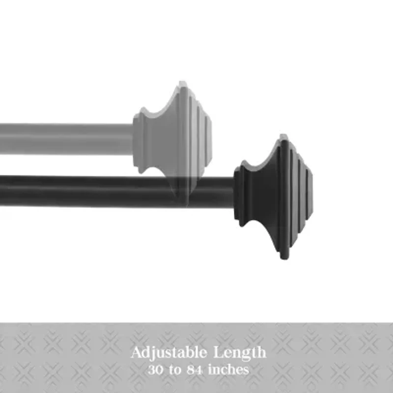 Kenney Collection™ Fast Fit™ Easy Install Mission 5/8 Adjustable Curtain Rod