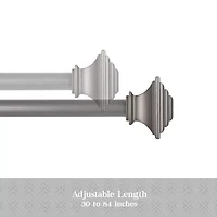 Kenney Collection™ Fast Fit™ Easy Install Mission 5/8 IN Adjustable Curtain Rod