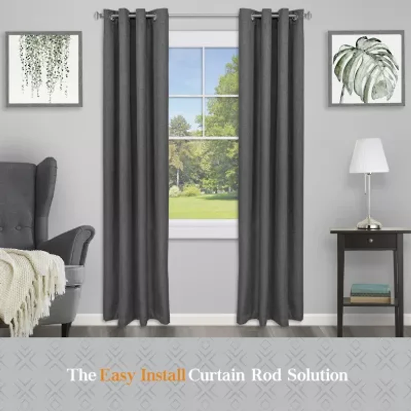 Kenney Collection™ Fast Fit™ Easy Install Mission 5/8 IN Adjustable Curtain Rod
