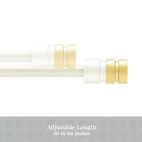 Kenney Designer Collection™  Ariel 3/4 IN Adjustable Curtain Rod