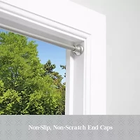 Kenney Easy Install Collection™ Fast Fit™ No Tools Nicholas 2-Pack 5/8 IN Tension Curtain Rod