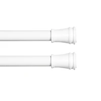 Kenney Easy Install Collection™ Fast Fit™ No Tools Rogers 2-Pack 5/8 Tension Curtain Rod