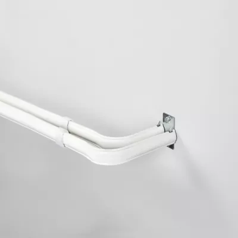 Kenney Superior Hold Premium Lockseam Double Curtain Rod