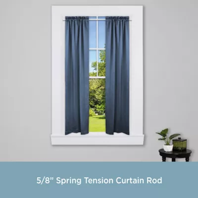 Kenney Carlisle Spring 5/8 Tension Curtain Rod