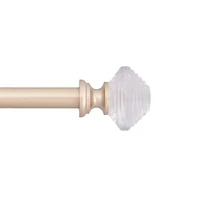 Kenney Designer Collection™  Selah Acrylic Knob 3/4 Adjustable Curtain Rod