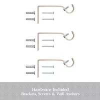 Kenney Designer Collection™  Selah Acrylic Knob 3/4 Adjustable Curtain Rod