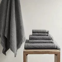 INK+IVY Dobby Slub 6-pc. Bath Towel Set
