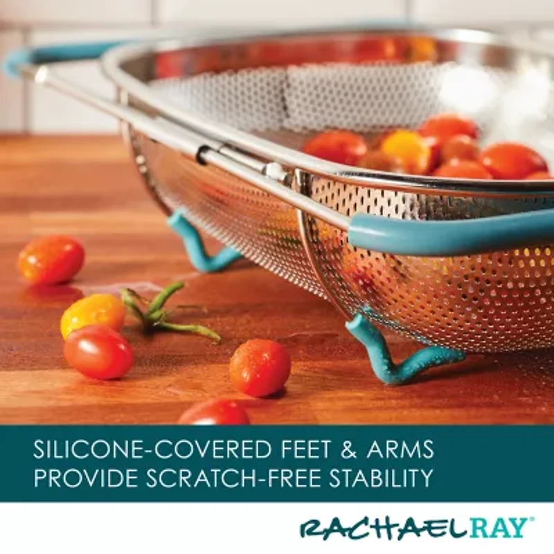 Rachael Ray Over the Sink Colander with Handles