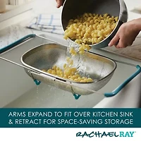 Rachael Ray Over the Sink Colander with Handles