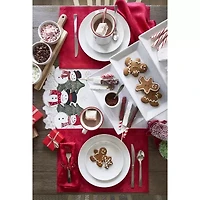 Homewear Holiday Red Jacquard Tablecloth