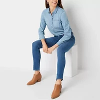 a.n.a - Tall Womens Mid Rise Skinny Jean