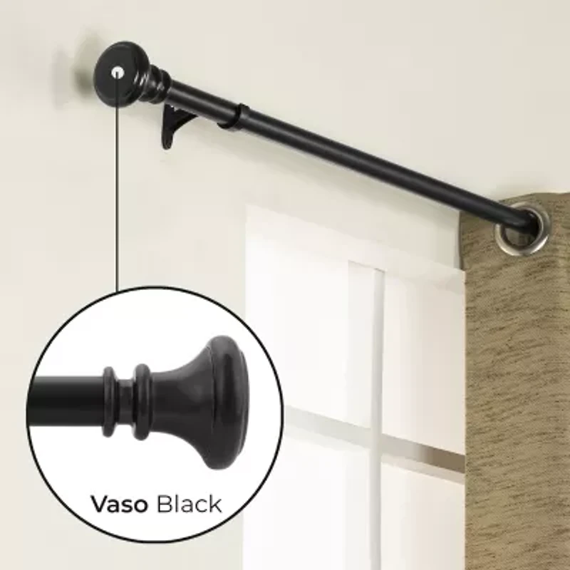 Deco Window Trumpet 1 IN Adjustable Curtain Rod