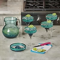 Mesa Mia Chapala Blue Ombre Serving Pitcher