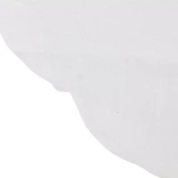 Northlight White Scalloped Edge Tree Skirt