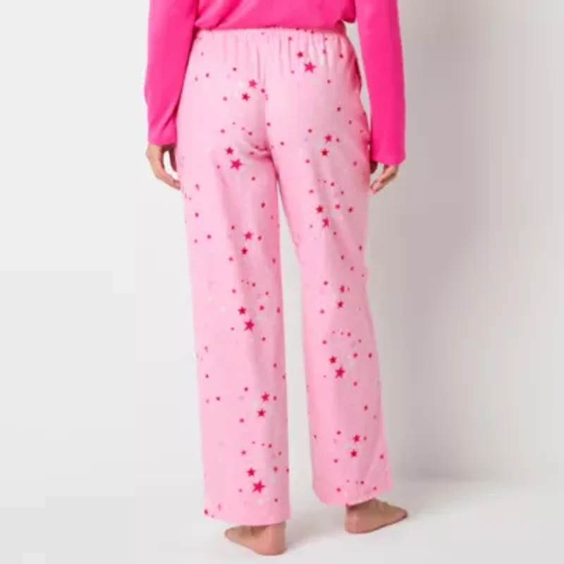 Sleep Chic Womens Flannel Tall Pajama Pants