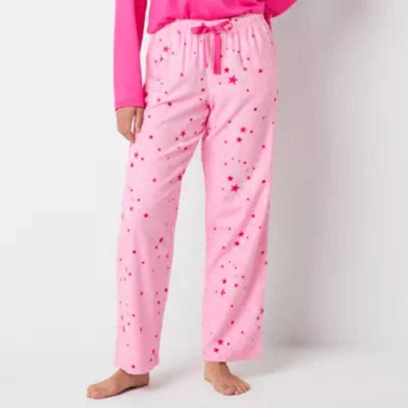 Sleep Chic Womens Flannel Tall Pajama Pants