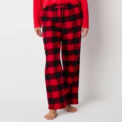 Sleep Chic Womens Flannel Tall Pajama Pants