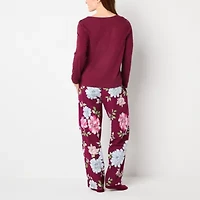 Liz Claiborne Womens Long Sleeve 4-pc. Pajama Sets