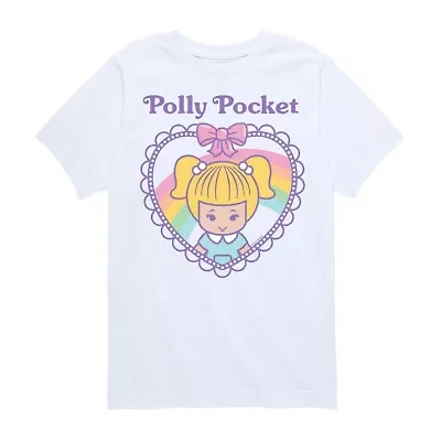 Locket Big Kid Girls Crew Neck Short Sleeve T-Shirt