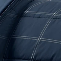 Martex Navy Check Midweight Comforter Set