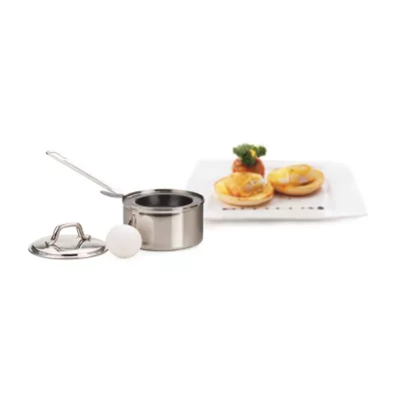 Design Imports Stainless Steel 1- Egg Poacher Set