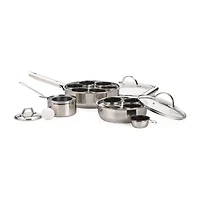 Design Imports Stainless Steel 4- Egg Poacher Set