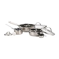 Design Imports Stainless Steel 6- Egg Poacher Set