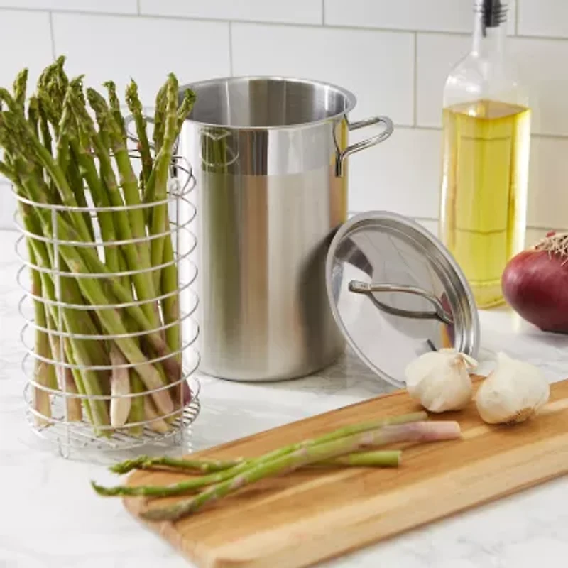 Design Imports Stainless Steel Asparagus Steamer