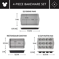 Farberware Disney Bake with Mickey Mouse 4-pc. Bakeware Set