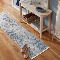 Town And Country Rein Pattern Washable 12" X 84" Indoor Rectangular Runner