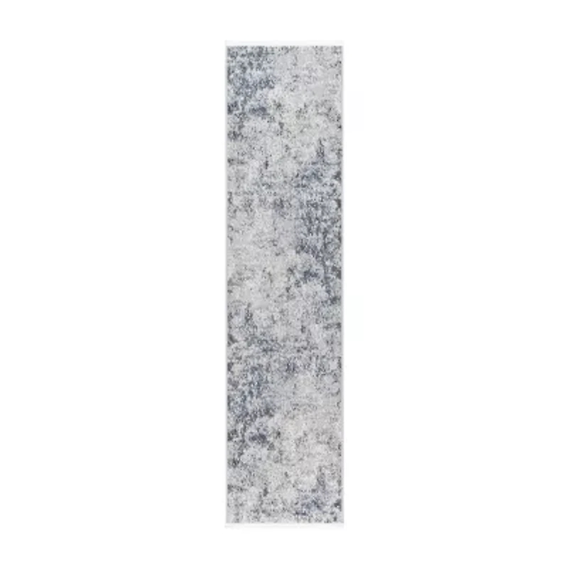 Town And Country Rein Pattern Washable 12" X 84" Indoor Rectangular Runner