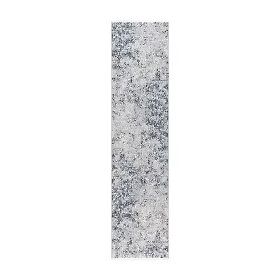 Town And Country Rein Pattern Washable 12" X 84" Indoor Rectangular Runner