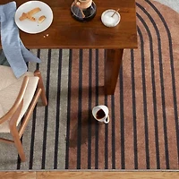 Town And Country Avani Stripe Washable 19" X 78" Indoor Rectangular Runner