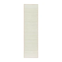 Town And Country Layne Stripe Washable 19" X 78" Indoor Rectangular Runner
