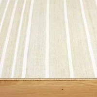 Town And Country Layne Stripe Washable Indoor Rectangular Area Rug