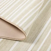 Town And Country Layne Stripe Washable Indoor Rectangular Area Rug